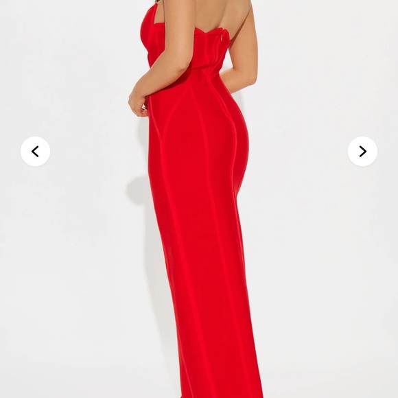 Fashion Nova red bandage dress size XL - Picture 3 of 4